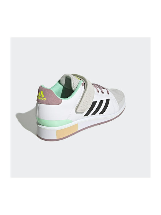 Power Perfect III Sport Shoes Crossfit Cloud White / Core Black / Solar Yellow