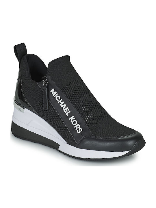 Willis Wedge Trainer Damen Sneakers Schwarz