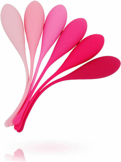 Leslie Kegel Fit Pelvic Muscle Training Κολπικές Μπάλες Set 6 Pcs
