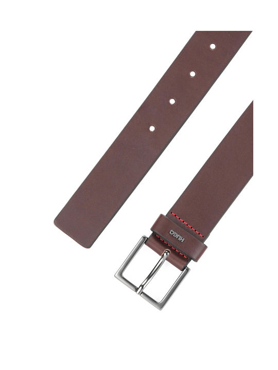 Hugo Boss Men's Leather Belt Brown