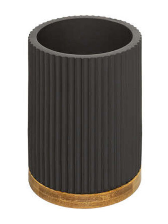 5Five Metallic Toilet Brush Black