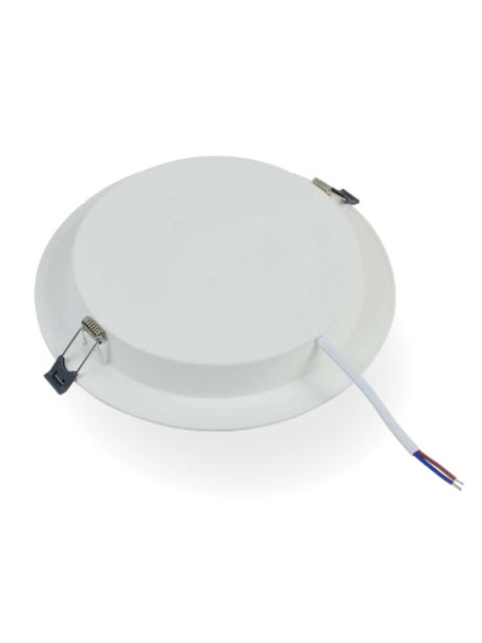 Lucas Rotund Încastrat Panou LED Putere 24W cu Alb Rece Lumini 30x30cm.