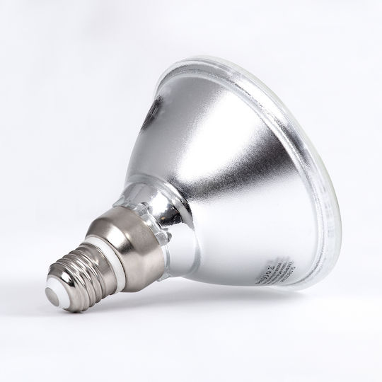 GloboStar LED Bulb 18W 130mm for Socket E27 and Shape PAR38 Green 1200lm