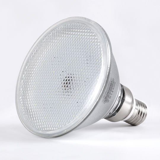 GloboStar LED Bulb 18W 130mm for Socket E27 and Shape PAR38 Green 1200lm