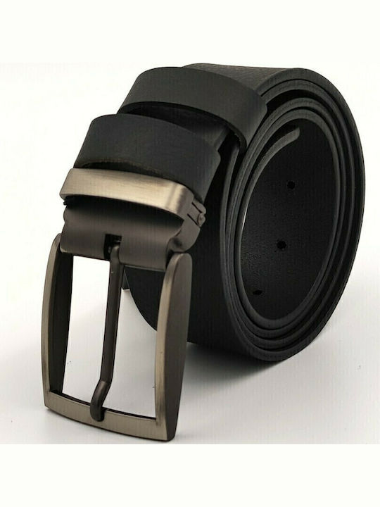0404-54 Men's Belt Leather Black