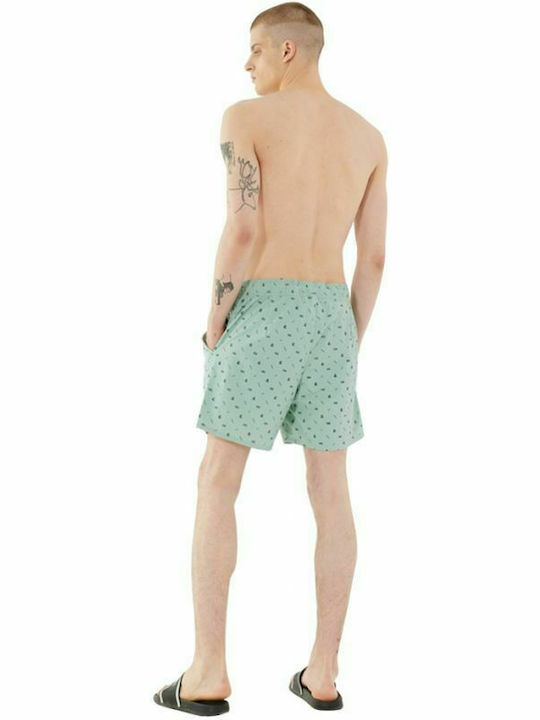 Outhorn Men's Swimwear Shorts Turquoise with Patterns