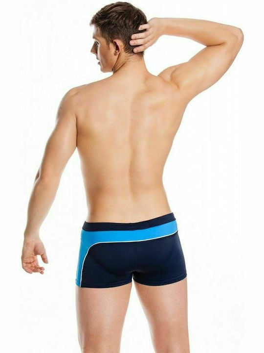 Aquaspeed Grant Men's Swimwear Shorts Navy Blue Striped