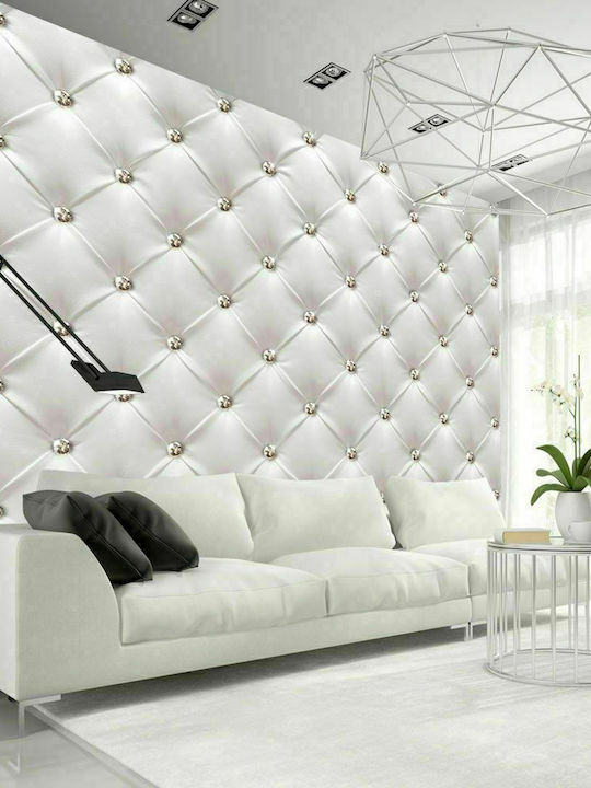 Autocolantă Fototapet de Perete 245x175cm White Elegance Albă