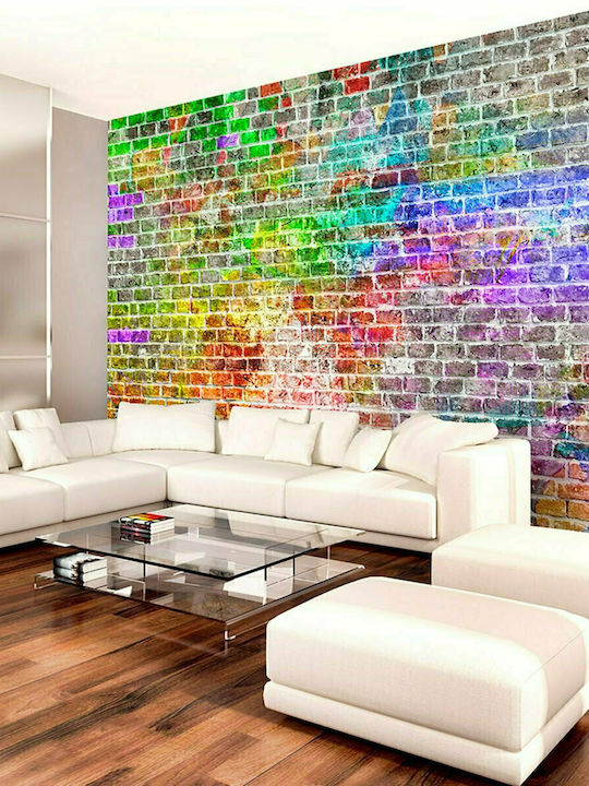 Fototapet de Perete 100x70cm Rainbow Wall Tesatura