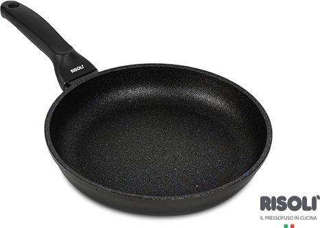Risoli Blackplus 28cm Cast Aluminum with Stone Coating Black