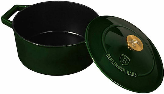 Berlinger Haus Emerald Collection Deep Pot made of Cast Iron 4.35lt / 24cm
