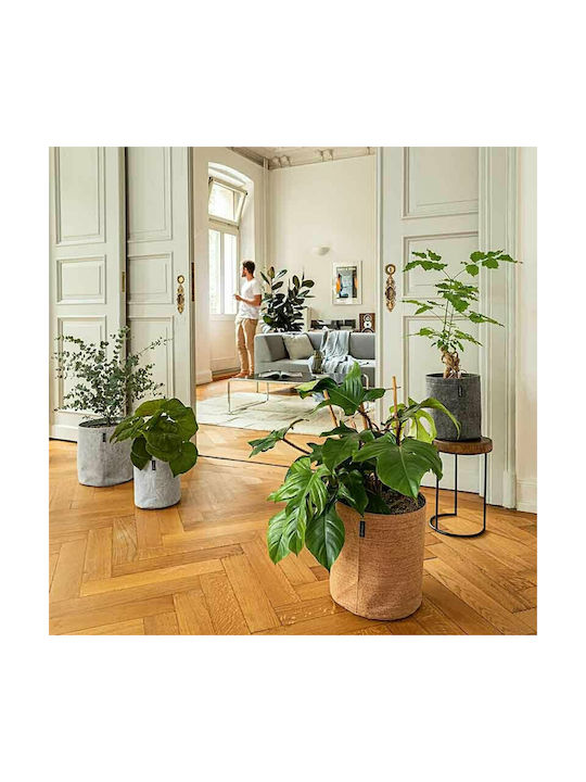 Lechuza Trendcover Cork Self-watering Pot Plastic Light Natural 23x23x26.5cm.