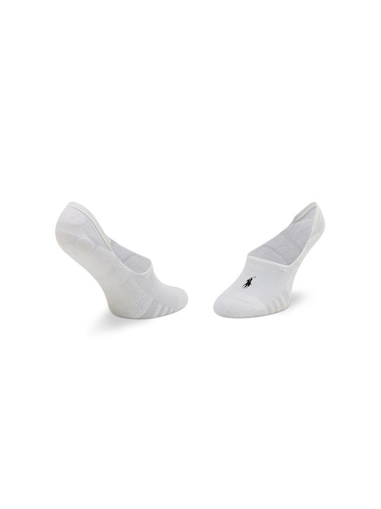 Ralph Lauren Damen Einfarbige Socken WHITE 3Pack