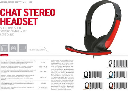 Omega FH4088 On Ear Multimedia Headphone with Microphone 3.5mm Jack