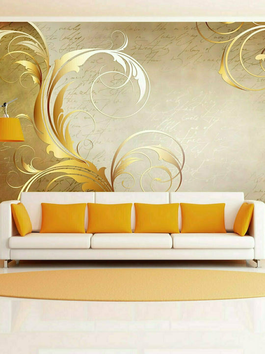 Fototapet de Perete 400x280cm Gold Leaf Tesatura