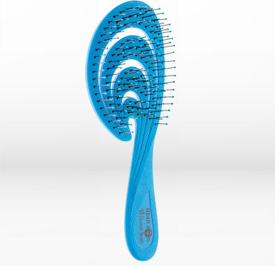 Head Jog 18 Ocean Brush Brush Hair for Detangling Light Blue