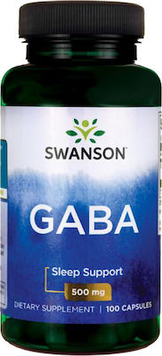 Swanson GABA 500mg 100 caps Unflavoured