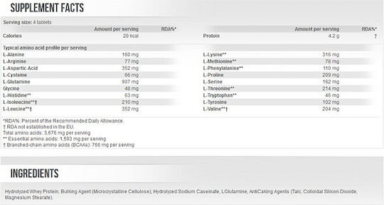 Scitec Nutrition Amino 5600 500 Tablets Unflavoured