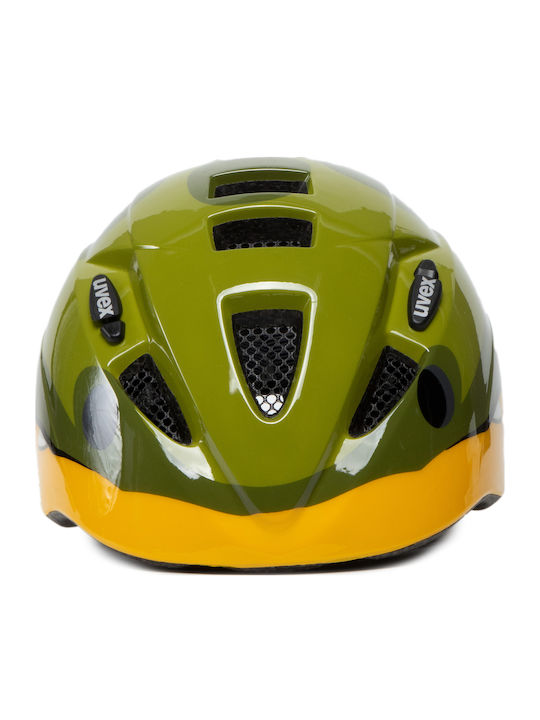 Uvex Kid 2 Kids' Helmet for Mountain Bike Green with LED Light