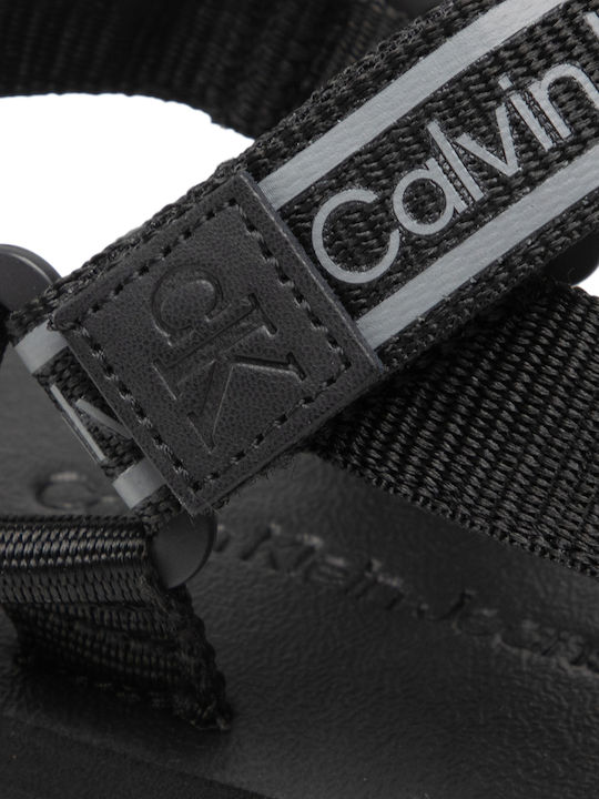 Men's Leather Sandals Black