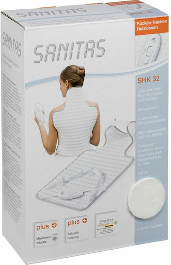 Sanitas SHK Ηλεκτρική Θερμοφόρα Αυχένα-Ώμων Λευκή 54x38εκ.