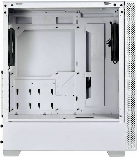 Lian Li Lancool 205 Gaming Midi Tower Κουτί Υπολογιστή με Πλαϊνό Παράθυρο Λευκό