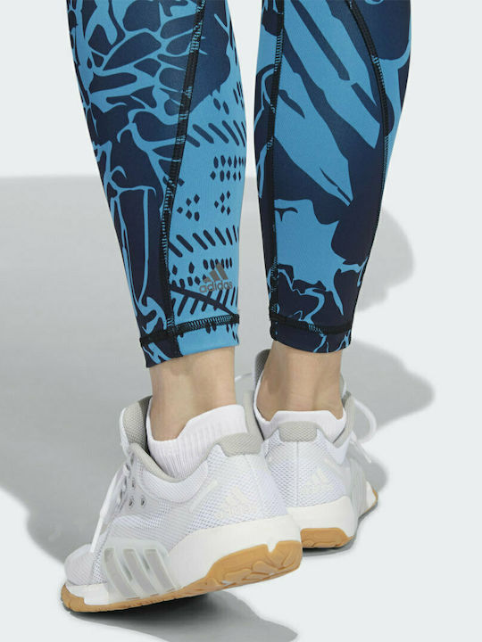 Optime Superher Training Γυναικείο Cropped Κολάν Ψηλόμεσο Craft Blue