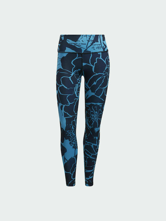 Optime Superher Training Γυναικείο Cropped Κολάν Ψηλόμεσο Craft Blue