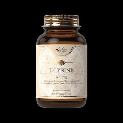 Sky Premium Life L-Lysine 500mg 60 Registerkarten Ungesüßt