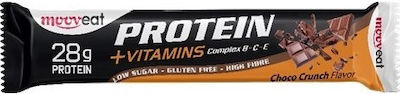 Mooveat Protein +Vitamins Riegel mit 28gr Protein & Geschmack Schokoladenknusper 80gr