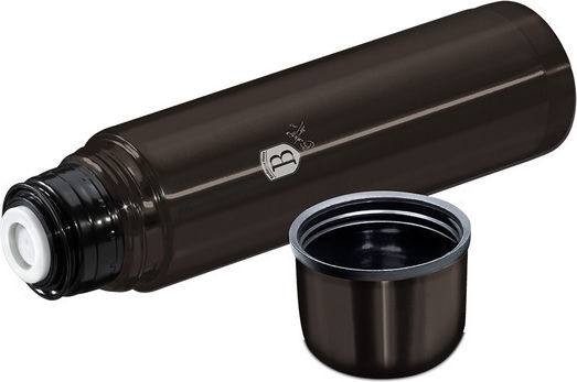 Berlinger Haus Thick Walled Vacuum Flask Μπουκάλι Θερμός Ανοξείδωτο 500ml Μαύρο με Καπάκι-Κύπελλο