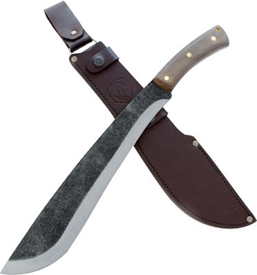 Condor Tool & Knives Jungolo 63816 Machete Brown with Blade made of Carbon Steel in Sheath