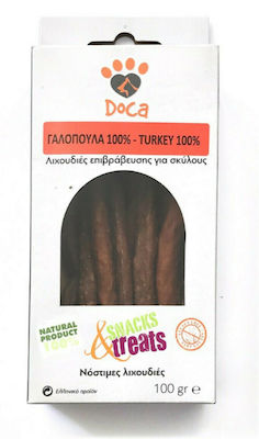 Doca Dog Stick Treats Dog Grain & Gluten Free with Turkey 100gr 001-003-0007