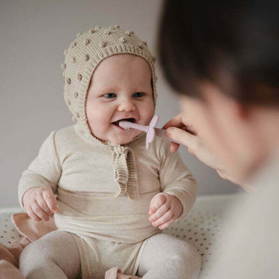 Mushie Baby Toothbrush for 0m+ Soft Lilac