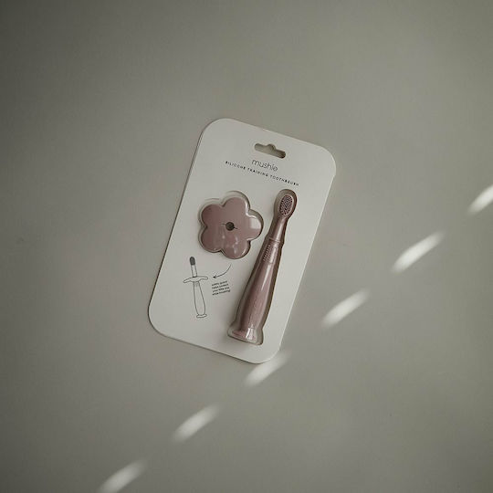Mushie Бебешка Четка За Зъби За 0м+ Мека Лилава