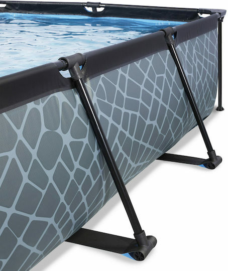 Exit Toys 3700 Πισίνα 3700lt με Μεταλλικό Σκελετό 280x180x55εκ. Γκρι