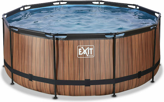 Exit Toys 10126 Piscină Rotundă cu Cadru Metalic 360x122cm