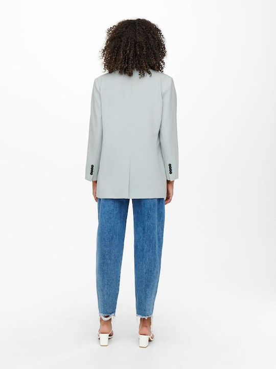 Only Lana Long Women's Blazer Light Blue