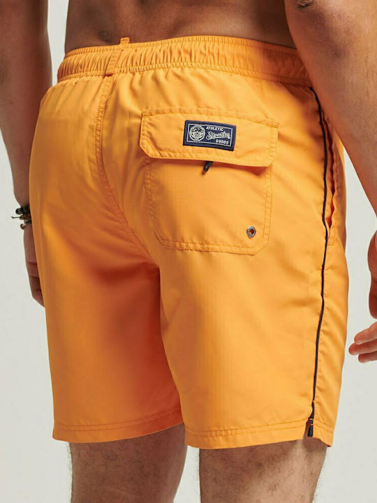 Campus Varsity Men's Swimwear Shorts Orange