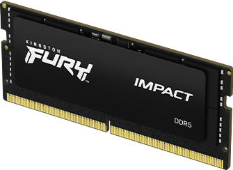 Kingston Fury Impact 32GB DDR5 RAM mit 2 Modulen (2x16GB) und Geschwindigkeit 4800 für Laptop