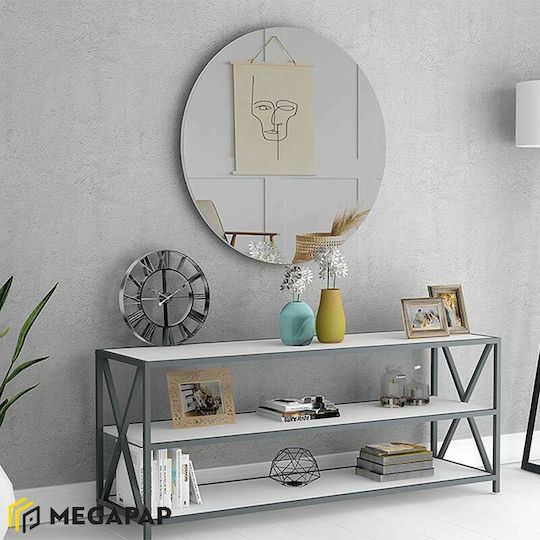 Megapap Losta Λευκό Διαμέτρου 60cm Megapap Losta Λευκό Διαμέτρου 60cm
