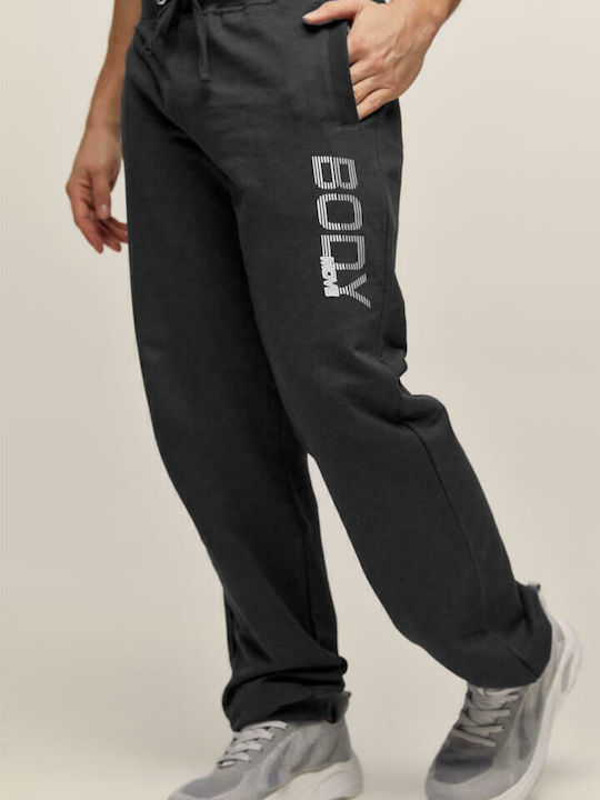 Sweatpants with Elastic Black