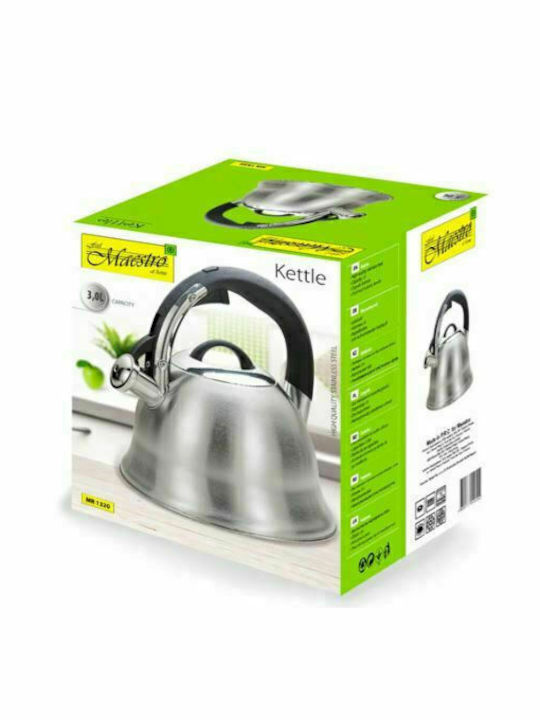 Maestro MR1320 Βραστήρας Ανοξείδωτος Ασημί 3000ml