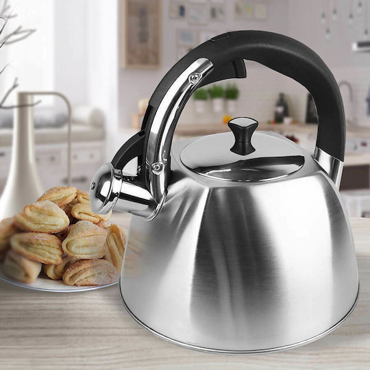 Maestro Βραστήρας Ανοξείδωτος Ασημί 2200ml