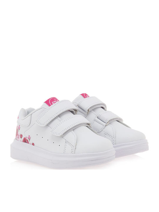 Παιδικά Sneakers με Σκρατς Λευκά