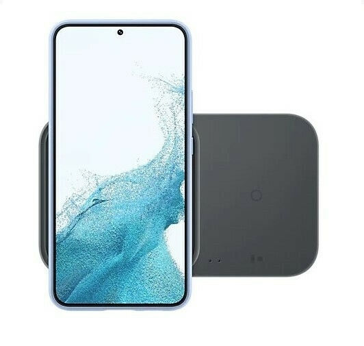 Samsung Wireless Charger (Qi Pad) 15W Power Delivery Blacks (Fast Wireless Duo Charger & Adapter)