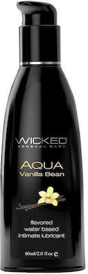 Wicked Aqua Flavored Vaginal Gel lubrifiant Boabă de vanilie 60ml