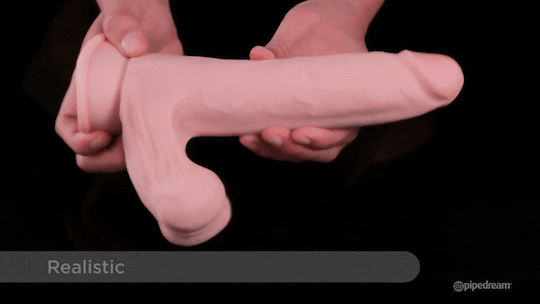 King Cock Triple Density Ρεαλιστικό Dildo με Όρχεις και Βεντούζα Flesh 15cm