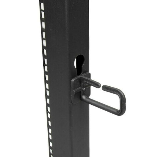 StarTech Επιτοίχια Καμπίνα Rack 15U 60x111.9x77.1cm Μαύρο 4POSTRACK15U