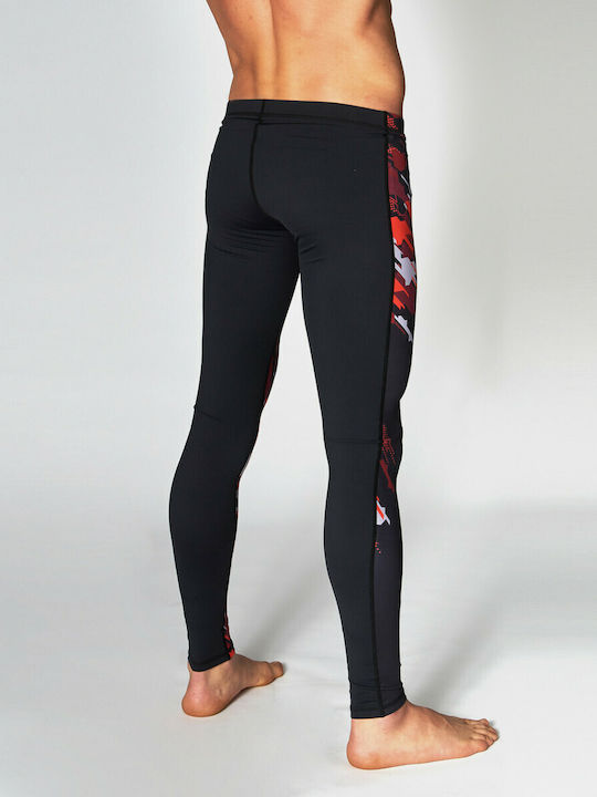 Leone Neo Camo Long Men Martial Arts Leggings Black